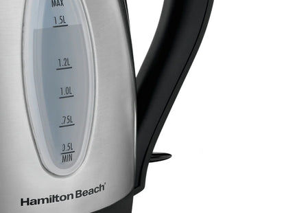Hamilton Beach tetera eléctrica 1.7L 40880G, vista superior