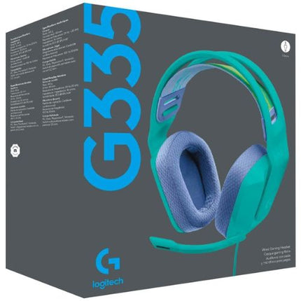 Headset Logitech Gaming G335 | Micrófono Flip-to-Mute | Sonido Estéreo