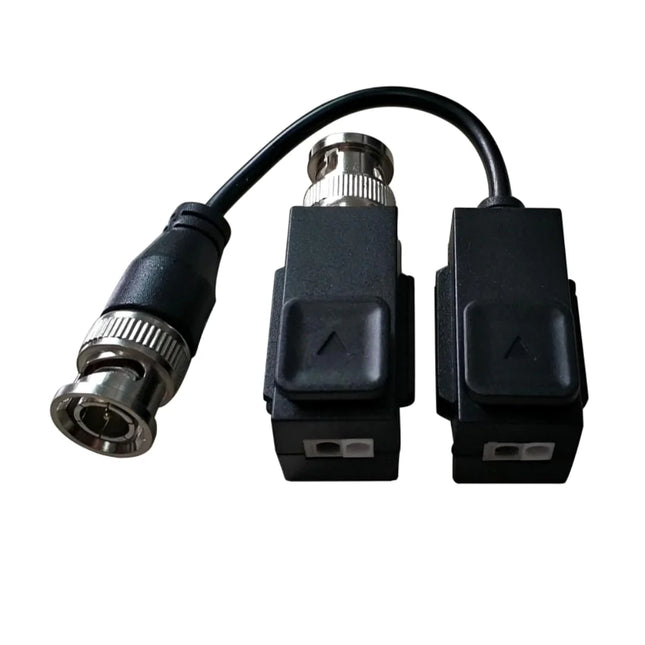 Adaptador Balun Hikvision DS-1H18S/E | 1MP a 8MP | HD-TVI | AHD | CVI | CVBS | Audio sobre Coaxial