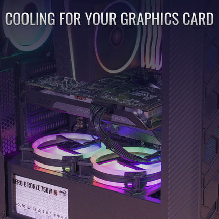 Case Gaming AeroCool Hive | Media Torre | ATX | Panel Lateral de Vidrio Templado | 1 Ventilador RGB | Negro