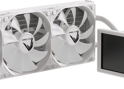 Formula V Line Ice Jet Vision 360 blanco - vista frontal alternativa con pantalla LCD activa
