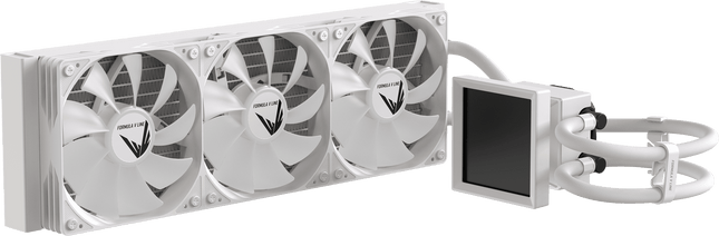 Formula V Line Ice Jet Vision 360 blanco - vista frontal alternativa con pantalla LCD activa
