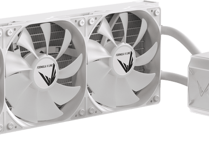 Formula V Line Ice Jet Vision 360 blanco - vista en ángulo elevado del conjunto completo