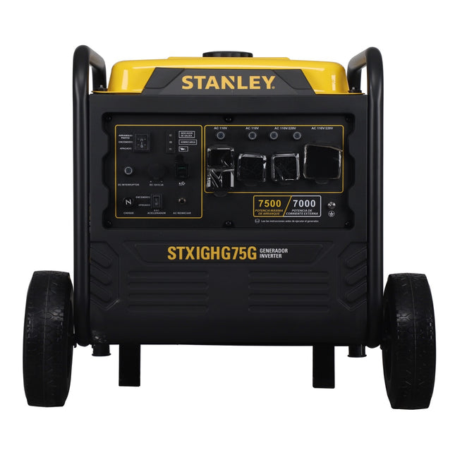 Stanley Generador inverter 7500W STXGIHG75G vista lateral