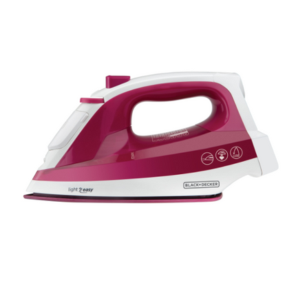 Plancha de Vapor Black+Decker IR1850 | 1200 W | Suela Cerámica Antiadherente | SmartSteam | Golpe de Vapor