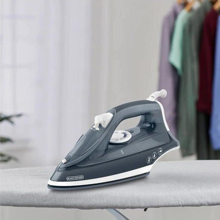 Plancha de Vapor Black+Decker TrueGlide Colors IRBD300 | 1200 W | Suela Antiadherente | Golpe de Vapor | Tanque 250 ml