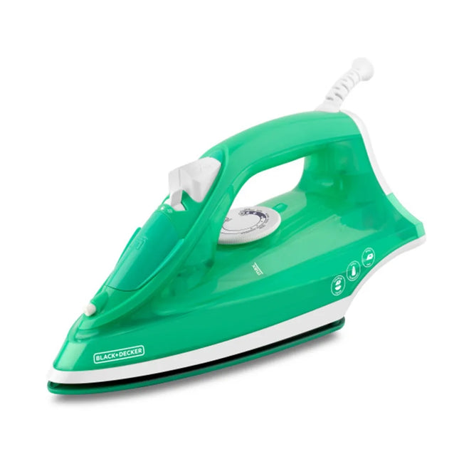 Plancha de Vapor Black+Decker IRBD315 | 1200 W | Suela TrueGlide Colors | 260 ml | Golpe de Vapor