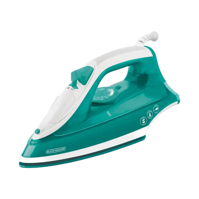 Plancha de Vapor Black+Decker IRBD352 | 1200 W | Suela TrueGlide Antiadherente | SmartSteam™ | Spray + Golpe de Vapor
