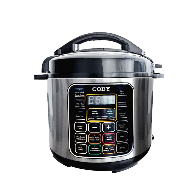 Coby SmartChef CY5803-080A Olla Multifuncional 8 L con 18 Funciones, 1200 W y 110 V