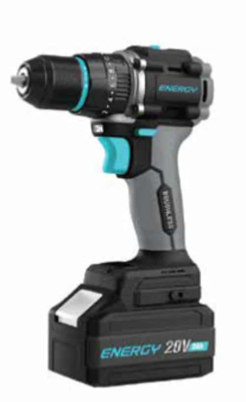 Energy Taladro percutor inalámbrico 20V 55 Nm, DDIB13/1/20 K2