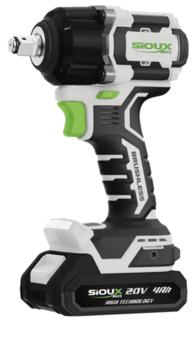 Sioux Maxx Llave de impacto 20V 650 Nm, SLI12650/20K2-4