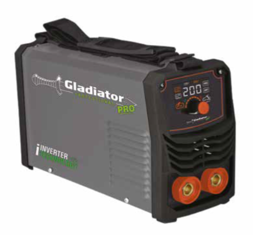 Gladiator Pro Soldadora inversora 120V, IE 9200/160 LED AD