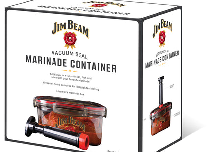 JIMBEAN Marinador al Vacío para Carnes - vista con bomba de aire