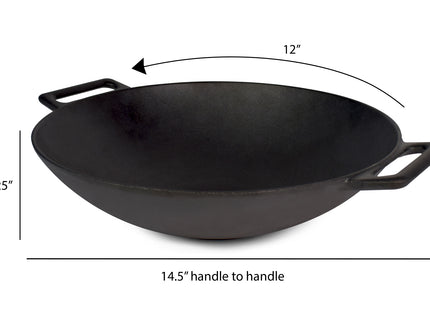 JIMBEAN Sartén Hierro Fundido JB0200 - dimensiones