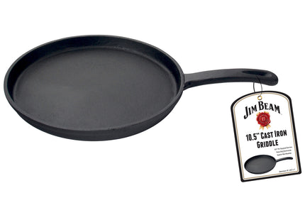 JIMBEAN Comal de Hierro Fundido 10.25 pulgadas - vista de la superficie de cocción