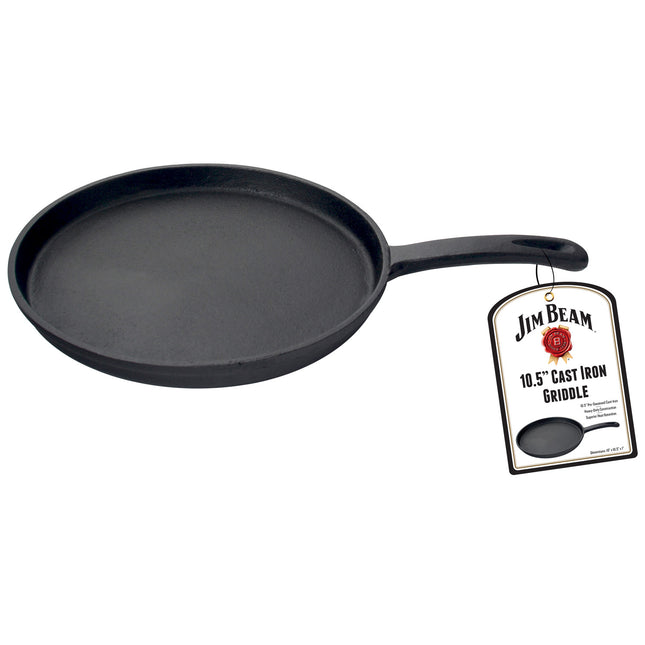 JIMBEAN Comal de Hierro Fundido 10.25 pulgadas - vista de la superficie de cocción