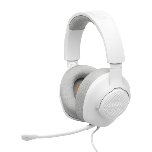 Headset JBL Quantum 100M2 Alámbrico 3.5MM Micrófono Extraíble, JBLQTUM100M2WHTAM