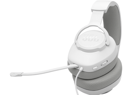 Headset JBL Quantum 100M2 Alámbrico 3.5MM Micrófono Extraíble, JBLQTUM100M2WHTAM
