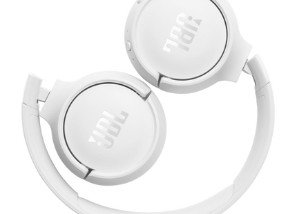 Vista inferior audífonos JBL Tune 520BT con especificaciones técnicas