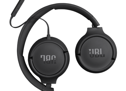 JBL Tune 520C vista trasera mostrando drivers Pure Bass Hi-Res