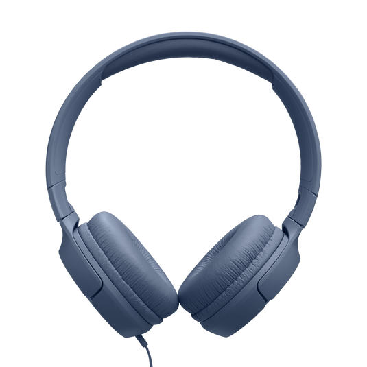 JBL Tune 520C USB-C audífonos azules vista frontal completa