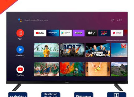JVC televisor 32” hd chromecast bluetooh Androit TV LT-32KB127