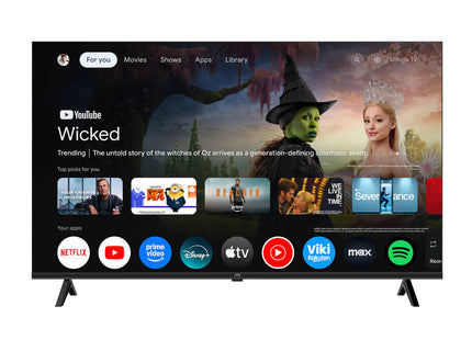 JVC televisor 43" google FHD vibrante sin bordes rerie Multi-H2 - LT-43KM358