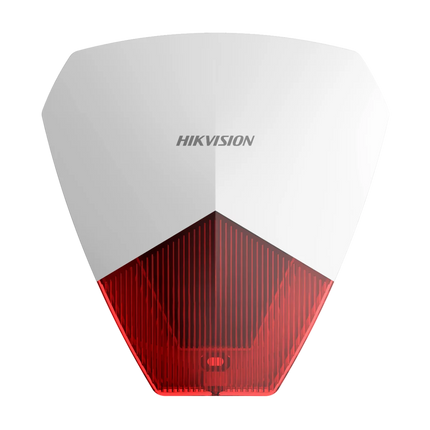 Sirena Cableada Hikvision DS-PS1-R | 105dB a 30cm | Sonido y Luz LED