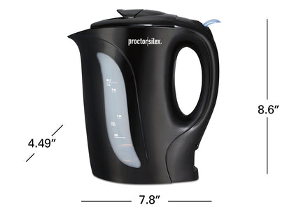 HB Proctor Silex 1 Liter Electric Kettle Blk K2071G