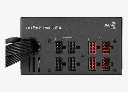 Fuente de Poder AeroCool KCAS PLUS 1200GW | 1200W | 80 Plus Gold | Fully Modular