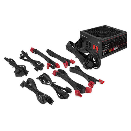 Fuente de Poder AeroCool KCAS PLUS 1200GW | 1200W | 80 Plus Gold | Fully Modular