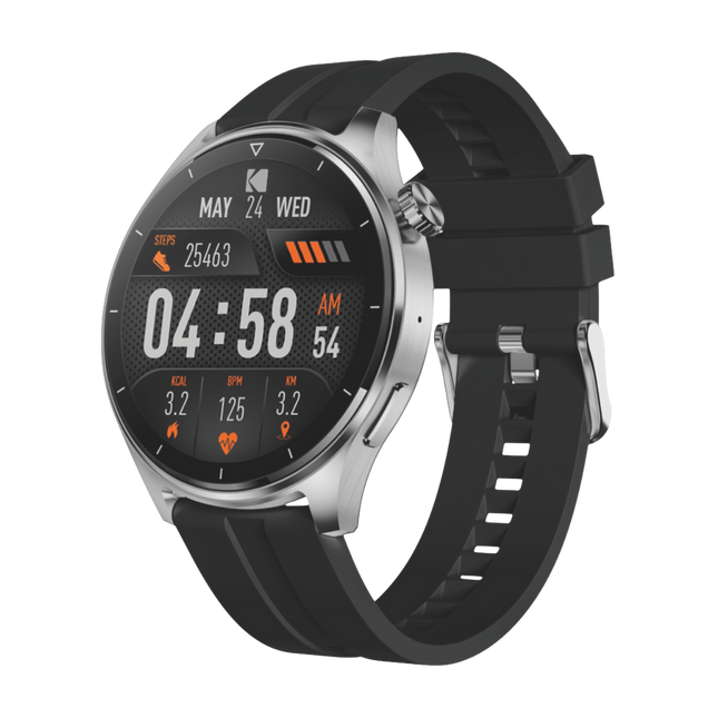 Kodak Reloj Inteligente Full Touch 1.45" Plateado, SW7202