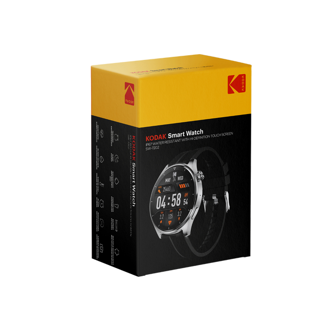 Kodak Reloj Inteligente Full Touch 1.45" Plateado, SW7202