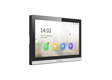 HIKVISION DS-KH6350-WTE1 pantalla interior IP vista lateral derecha 45 grados