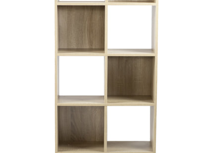 Kenneth Cole librero cubo unit color roble W61.5 x H122.5 x D29.5 cm-KCWD2022052-O