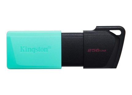 Kingston memoria USB Exodia 256GB color menta con negro DTXM vista frontal