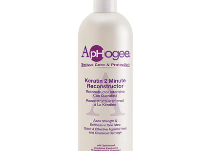 ApHogee Reconstructor de Queratina en 2 Minutos 16 oz