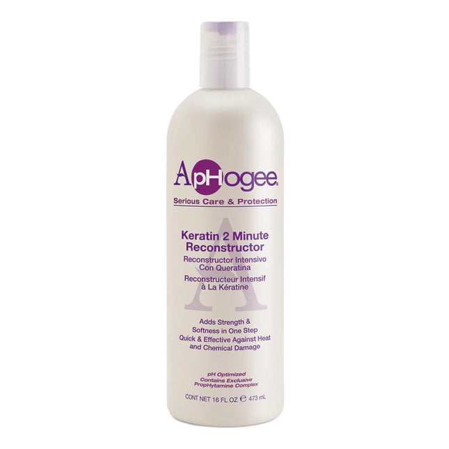 ApHogee Reconstructor de Queratina en 2 Minutos 16 oz