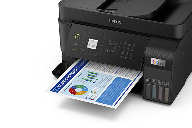 Impresora Multifuncional Epson EcoTank L5590 4 en 1 Wi-Fi, Wi-Fi Direct y Ethernet - C11CK57301