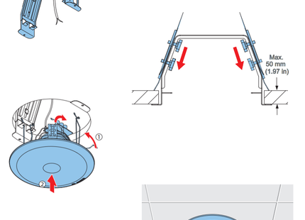 Bosch Soporte de Montaje LC1-MMSB para Parlante LC1