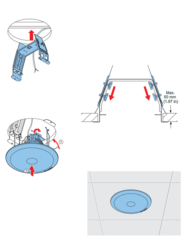 Bosch Soporte de Montaje LC1-MMSB para Parlante LC1