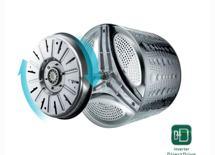 LG WM22WV26R Lavadora de Carga Frontal 22 kg Blanca con TurboWash™, 6Motion DD™ y ThinQ™