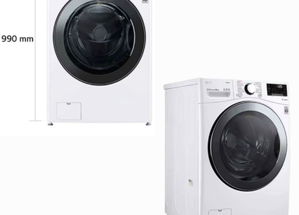 LG WM22WV26R Lavadora de Carga Frontal 22 kg Blanca con TurboWash™, 6Motion DD™ y ThinQ™
