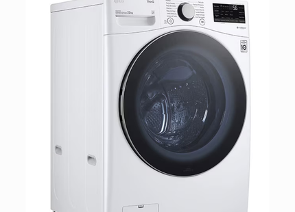 LG WM22WV26R Lavadora de Carga Frontal 22 kg Blanca con TurboWash™, 6Motion DD™ y ThinQ™
