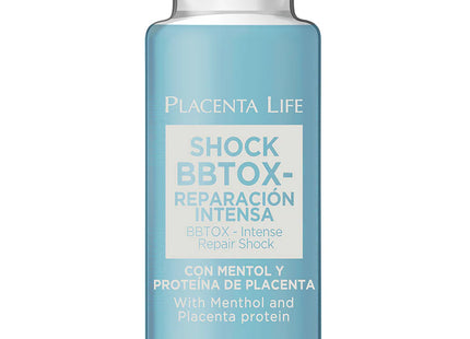 Ampolla Shock BBtox Reparación Intensiva 15ml Placent Life | Para restaurar y alisar profundamente el cabello dañado
