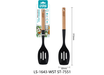 Espumadera Winning Star, ST-7551, Silicona, Nylon, Madera