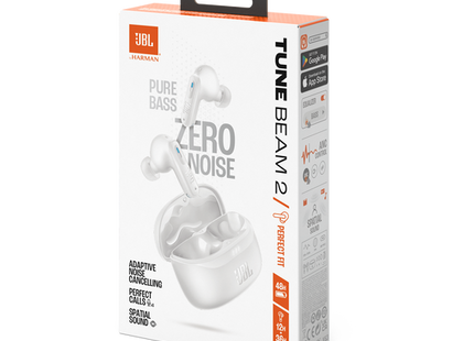 Audífonos JBL Tune Beam 2 BT, JBLTBEAM2WHTAM