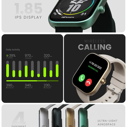 SMART WATCH HIFUTURE LUMSmart Watch HiFuture Lume | Pantalla AMOLED 1.75” | Llamadas Bluetooth | Monitoreo de Salud | Resistencia IP68