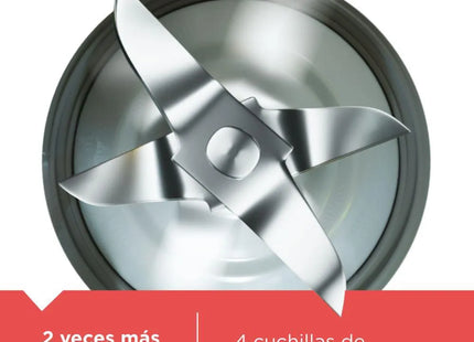 Licuadora Black + Decker Ice Crush BL0876-0WDLA | 700W | 2 Velocidades | Jarra de Vidrio 1.25L | Blanca