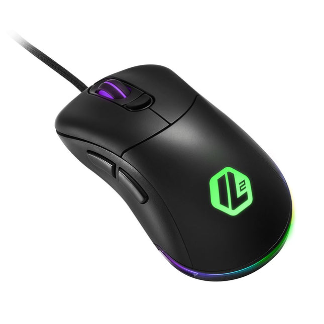 Mouse Gaming RGB Sharkoon Light2 100 | Alámbrico | 6 Botones | 3200 DPI | Negro